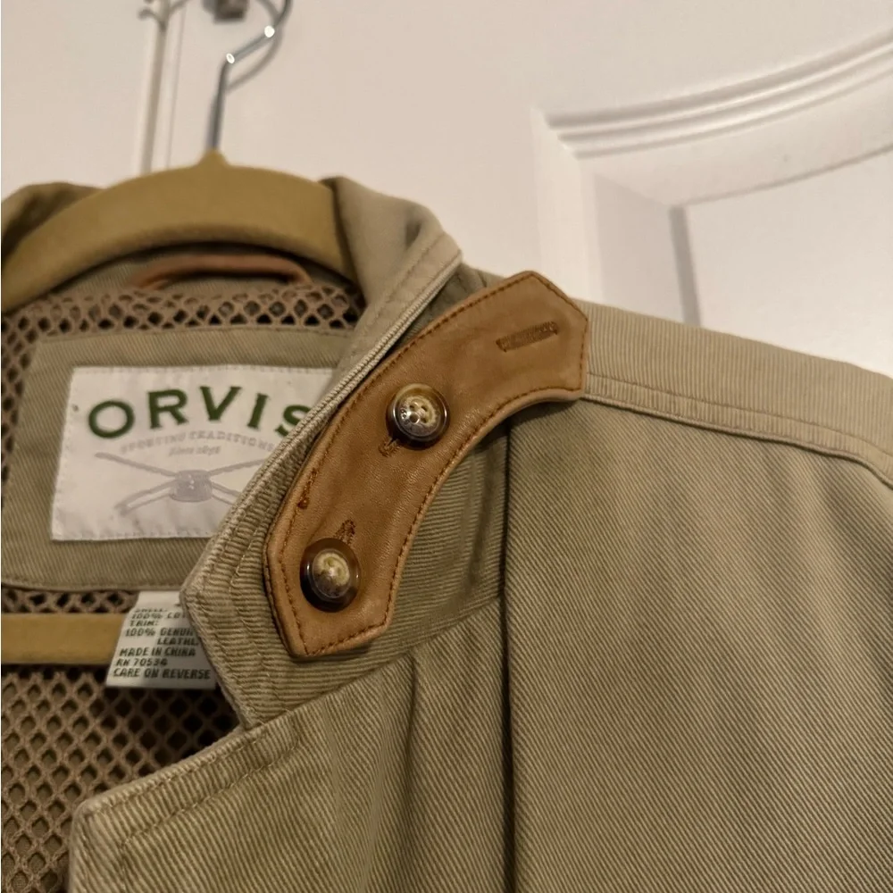Orvis Men's Vintage Tan Zambezi Chore Jacket